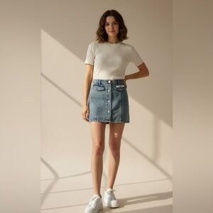 Kimhekim Denim Skirt Italy Size 38 - Made in Italy